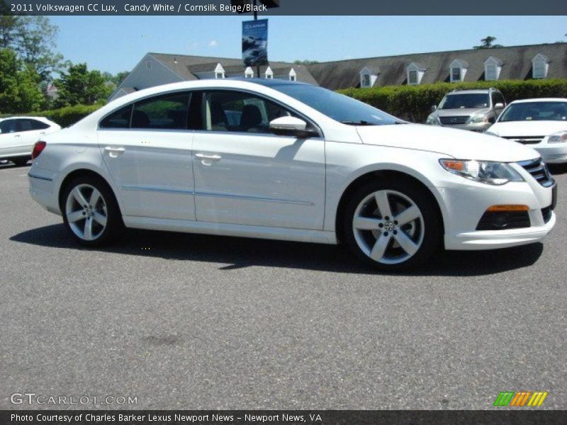 Candy White / Cornsilk Beige/Black 2011 Volkswagen CC Lux
