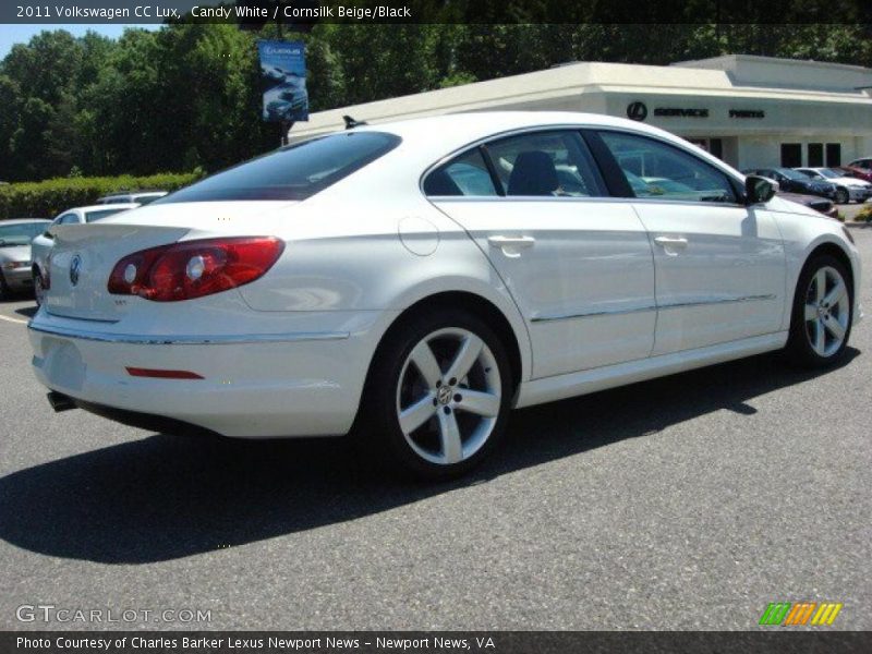 Candy White / Cornsilk Beige/Black 2011 Volkswagen CC Lux