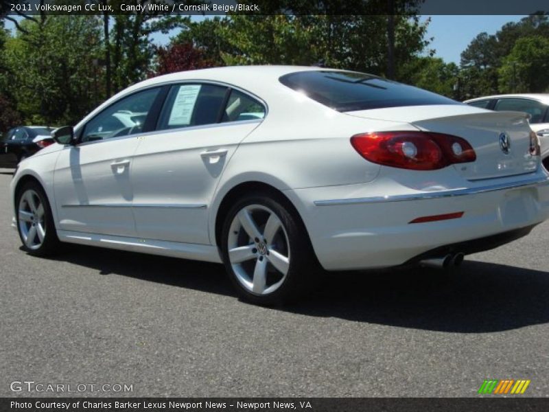 Candy White / Cornsilk Beige/Black 2011 Volkswagen CC Lux
