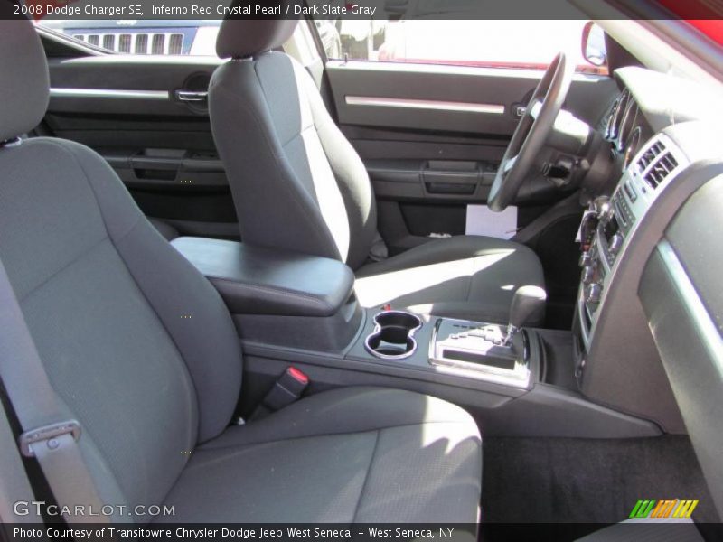 Inferno Red Crystal Pearl / Dark Slate Gray 2008 Dodge Charger SE