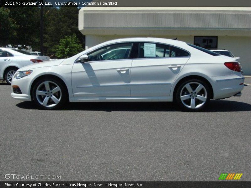 Candy White / Cornsilk Beige/Black 2011 Volkswagen CC Lux
