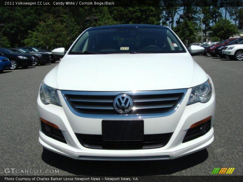 Candy White / Cornsilk Beige/Black 2011 Volkswagen CC Lux