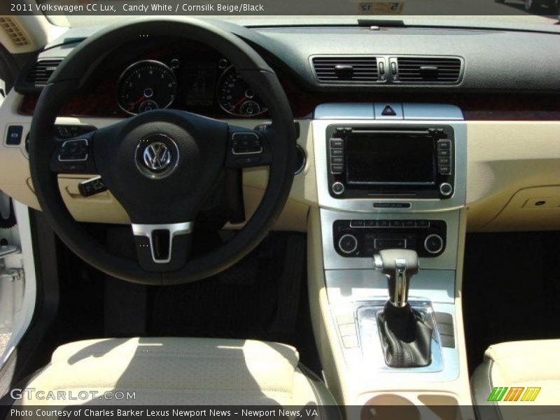 Candy White / Cornsilk Beige/Black 2011 Volkswagen CC Lux