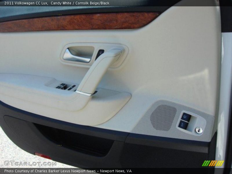 Candy White / Cornsilk Beige/Black 2011 Volkswagen CC Lux