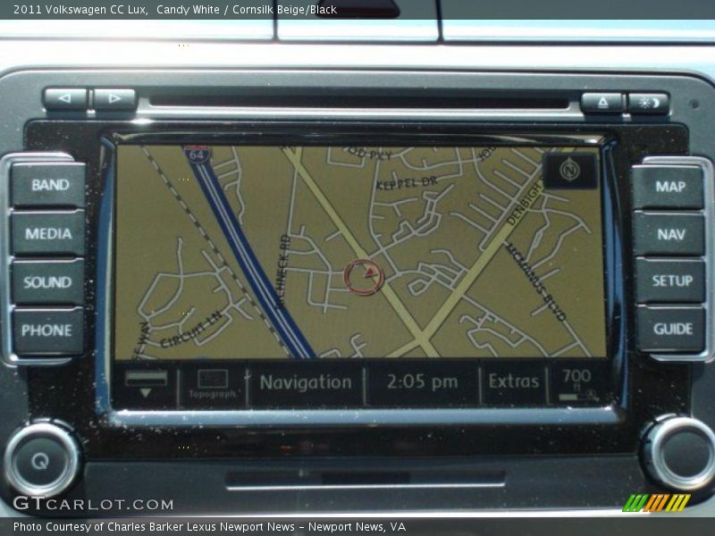 Candy White / Cornsilk Beige/Black 2011 Volkswagen CC Lux