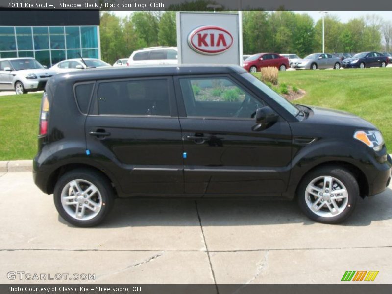 Shadow Black / Black Soul Logo Cloth 2011 Kia Soul +