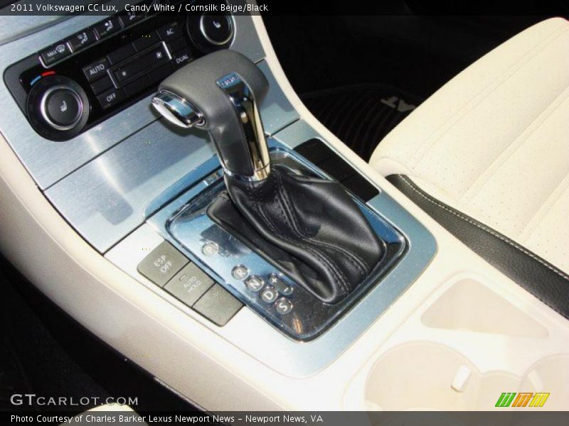 Candy White / Cornsilk Beige/Black 2011 Volkswagen CC Lux