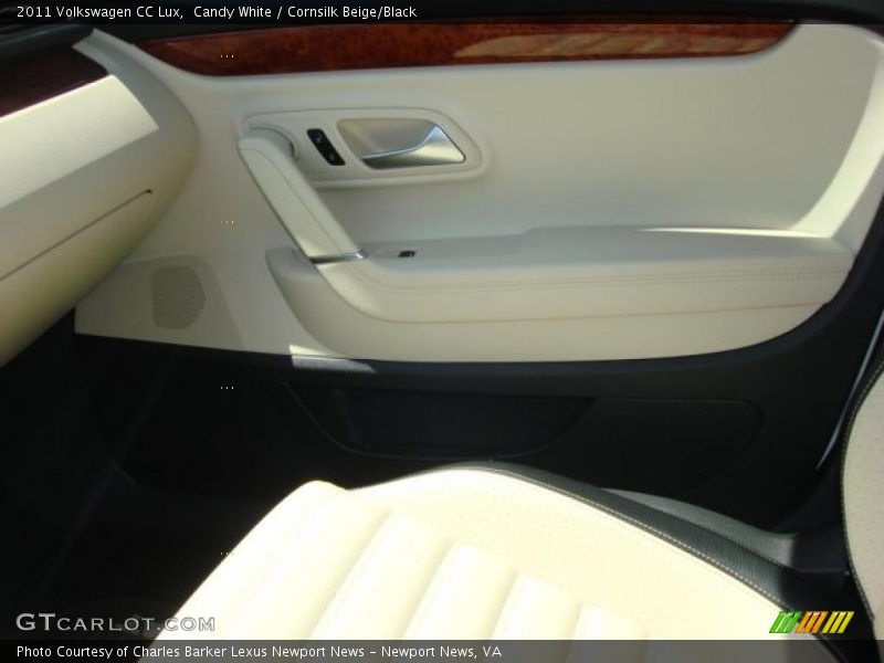 Candy White / Cornsilk Beige/Black 2011 Volkswagen CC Lux