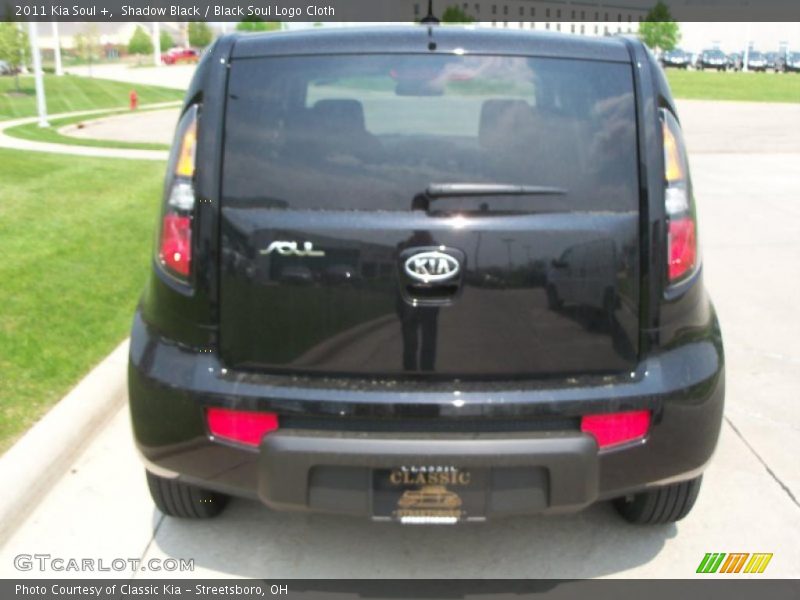 Shadow Black / Black Soul Logo Cloth 2011 Kia Soul +