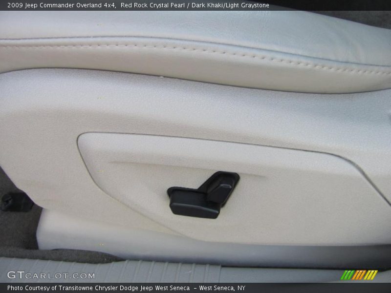 Red Rock Crystal Pearl / Dark Khaki/Light Graystone 2009 Jeep Commander Overland 4x4