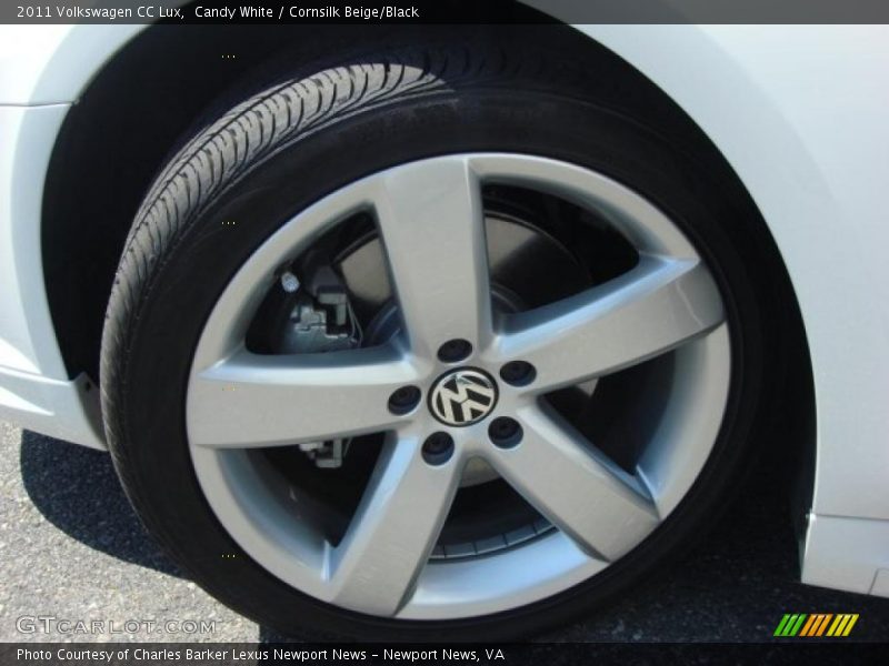 Candy White / Cornsilk Beige/Black 2011 Volkswagen CC Lux