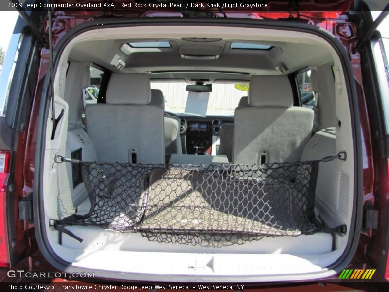 Red Rock Crystal Pearl / Dark Khaki/Light Graystone 2009 Jeep Commander Overland 4x4