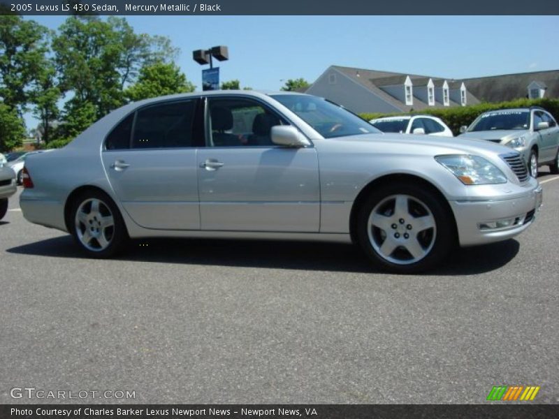 Mercury Metallic / Black 2005 Lexus LS 430 Sedan