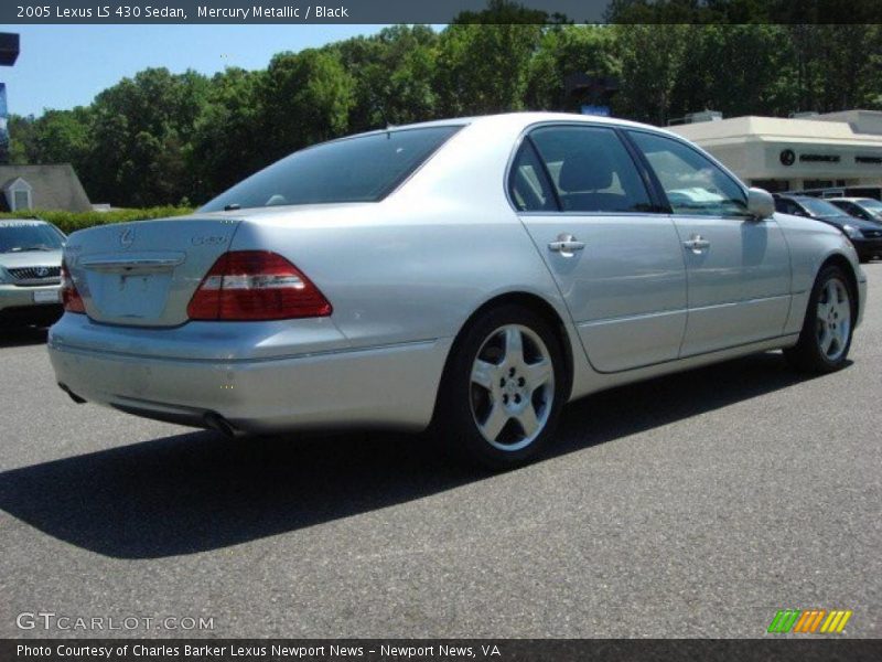 Mercury Metallic / Black 2005 Lexus LS 430 Sedan