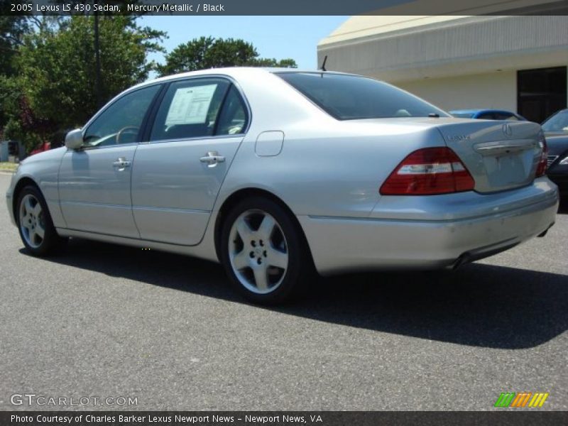 Mercury Metallic / Black 2005 Lexus LS 430 Sedan