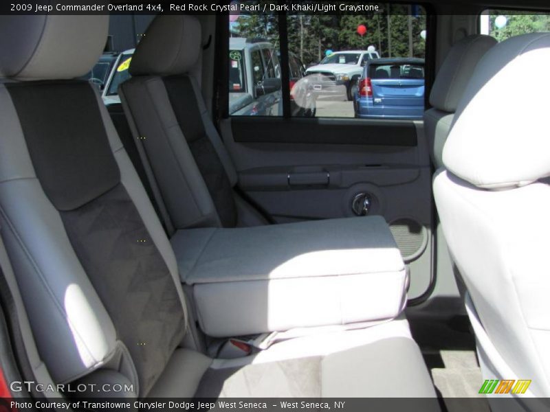 Red Rock Crystal Pearl / Dark Khaki/Light Graystone 2009 Jeep Commander Overland 4x4
