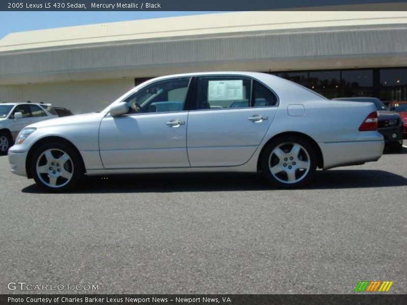 Mercury Metallic / Black 2005 Lexus LS 430 Sedan