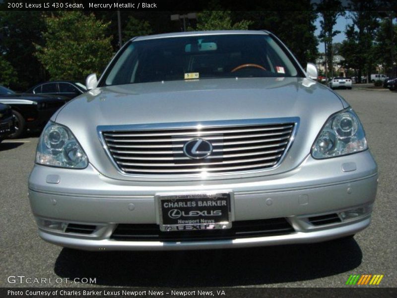 Mercury Metallic / Black 2005 Lexus LS 430 Sedan