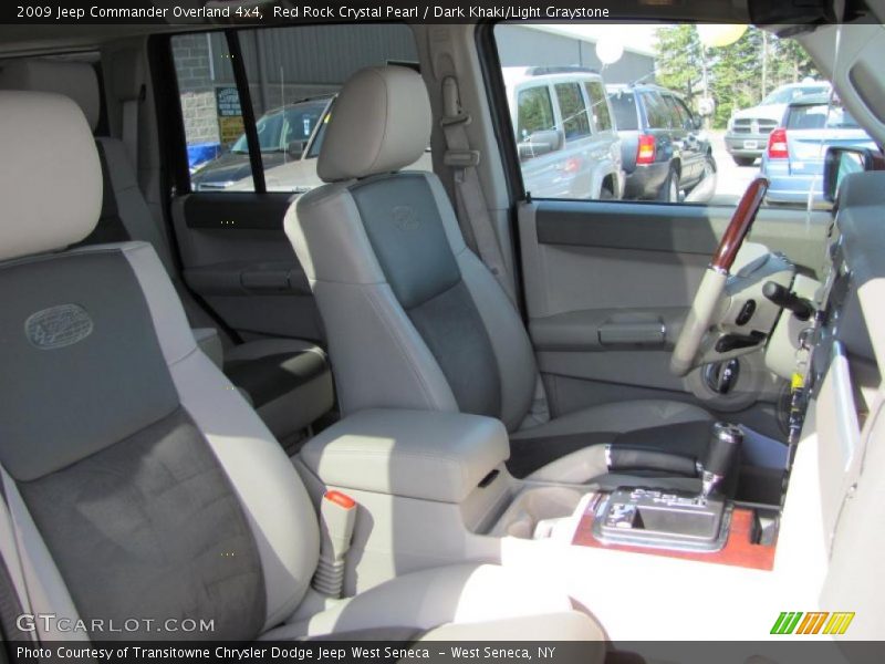 Red Rock Crystal Pearl / Dark Khaki/Light Graystone 2009 Jeep Commander Overland 4x4