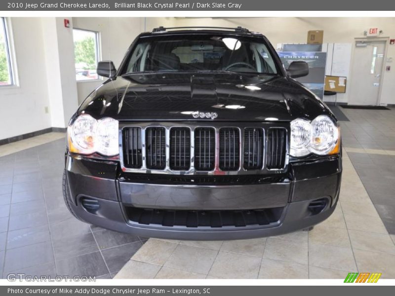 Brilliant Black Crystal Pearl / Dark Slate Gray 2010 Jeep Grand Cherokee Laredo