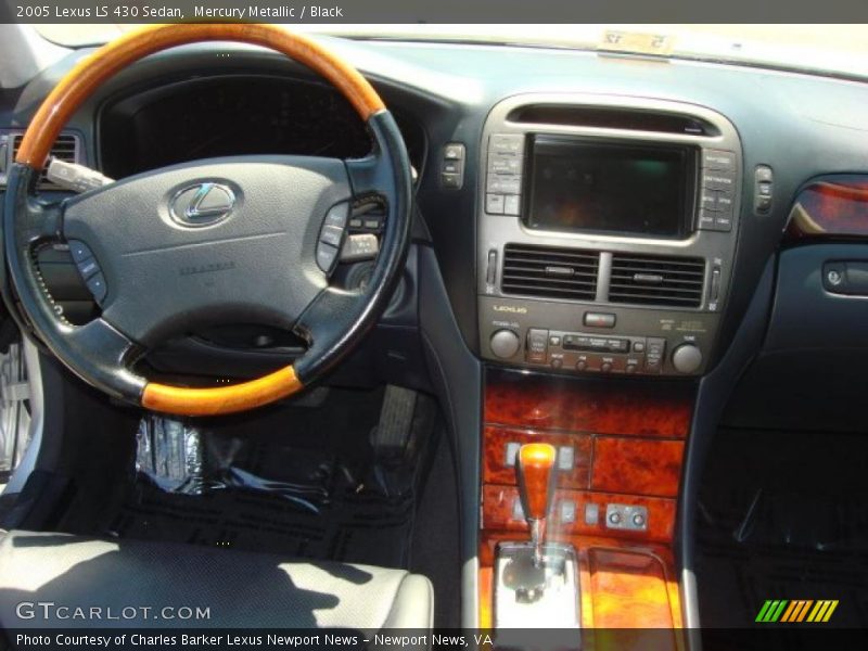 Mercury Metallic / Black 2005 Lexus LS 430 Sedan