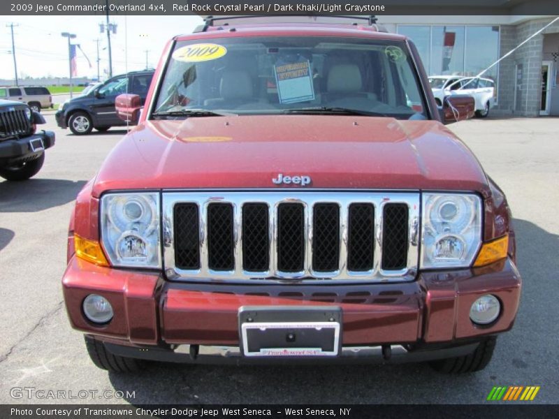 Red Rock Crystal Pearl / Dark Khaki/Light Graystone 2009 Jeep Commander Overland 4x4