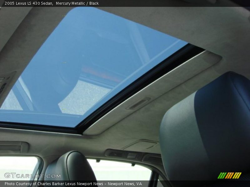 Mercury Metallic / Black 2005 Lexus LS 430 Sedan