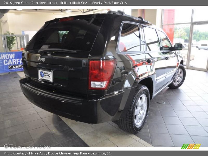 Brilliant Black Crystal Pearl / Dark Slate Gray 2010 Jeep Grand Cherokee Laredo