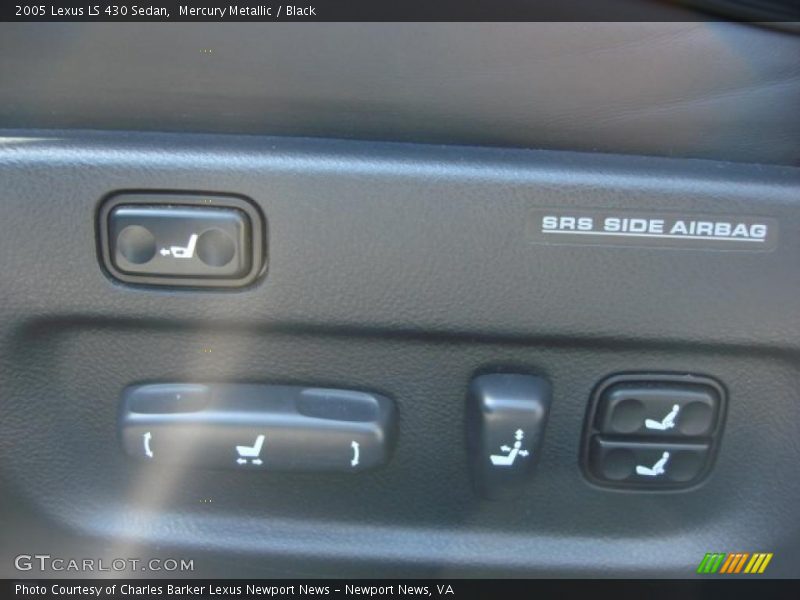 Mercury Metallic / Black 2005 Lexus LS 430 Sedan