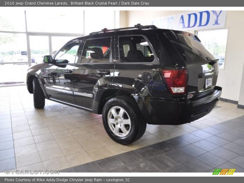 Brilliant Black Crystal Pearl / Dark Slate Gray 2010 Jeep Grand Cherokee Laredo