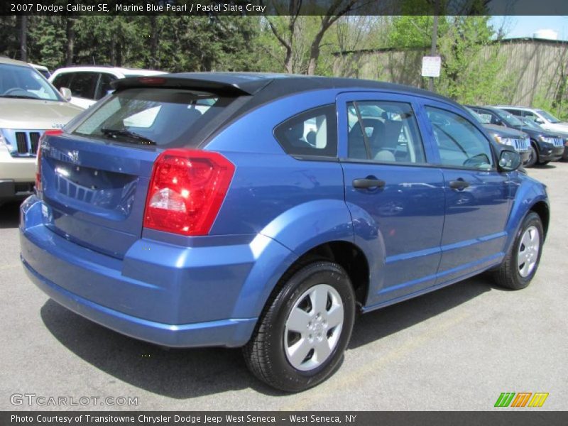 Marine Blue Pearl / Pastel Slate Gray 2007 Dodge Caliber SE