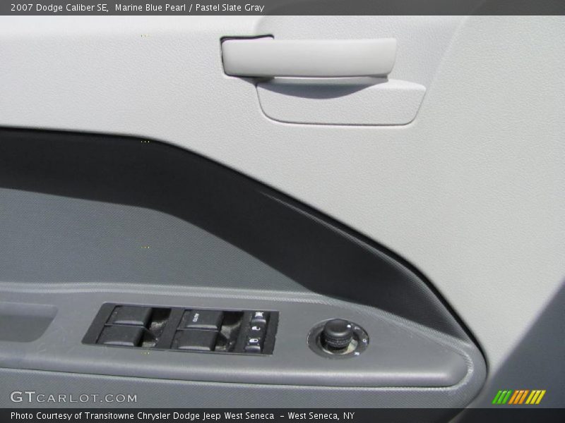 Marine Blue Pearl / Pastel Slate Gray 2007 Dodge Caliber SE