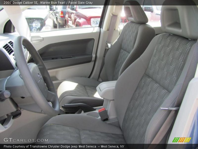 Marine Blue Pearl / Pastel Slate Gray 2007 Dodge Caliber SE