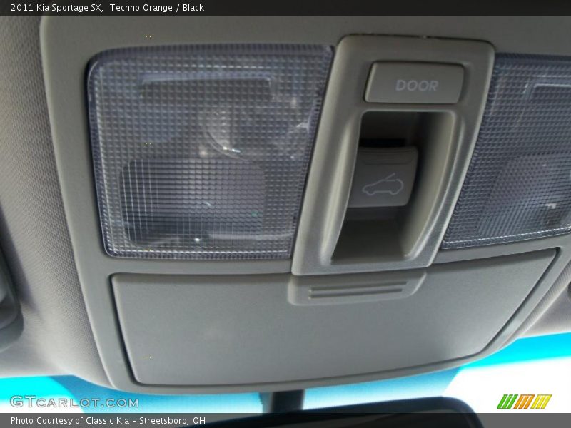 Techno Orange / Black 2011 Kia Sportage SX