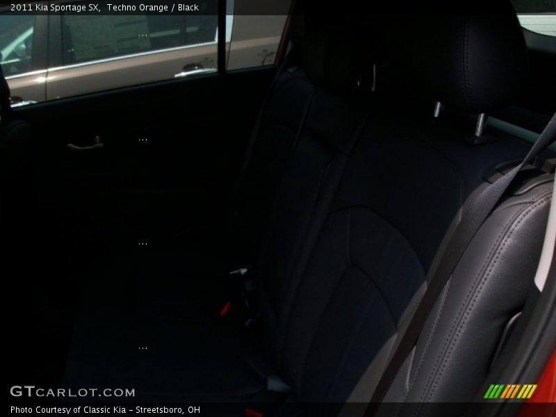 Techno Orange / Black 2011 Kia Sportage SX