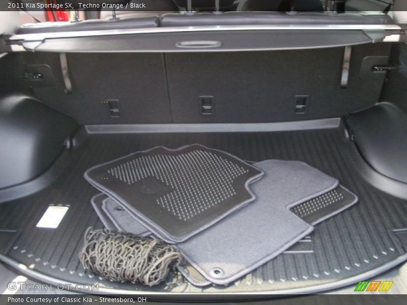 Techno Orange / Black 2011 Kia Sportage SX