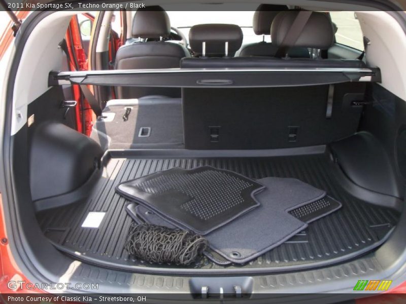 Techno Orange / Black 2011 Kia Sportage SX
