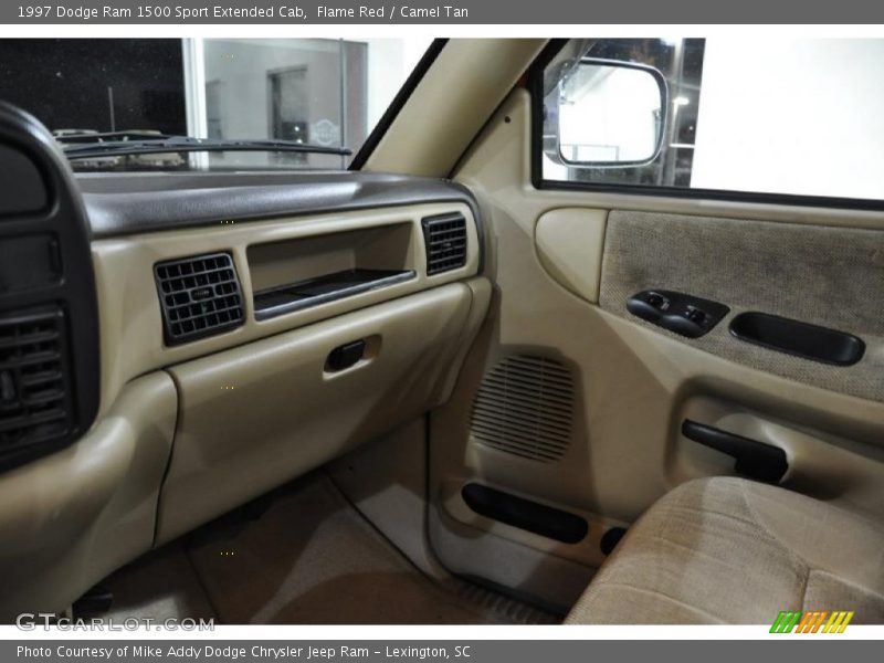 Flame Red / Camel Tan 1997 Dodge Ram 1500 Sport Extended Cab