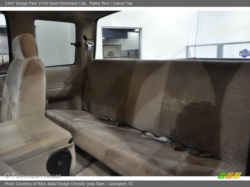 Flame Red / Camel Tan 1997 Dodge Ram 1500 Sport Extended Cab