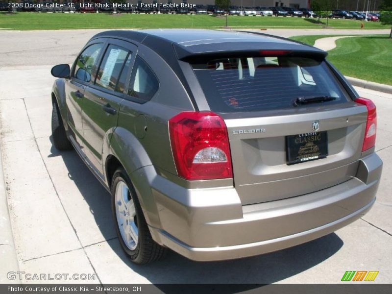 Light Khaki Metallic / Pastel Pebble Beige 2008 Dodge Caliber SE