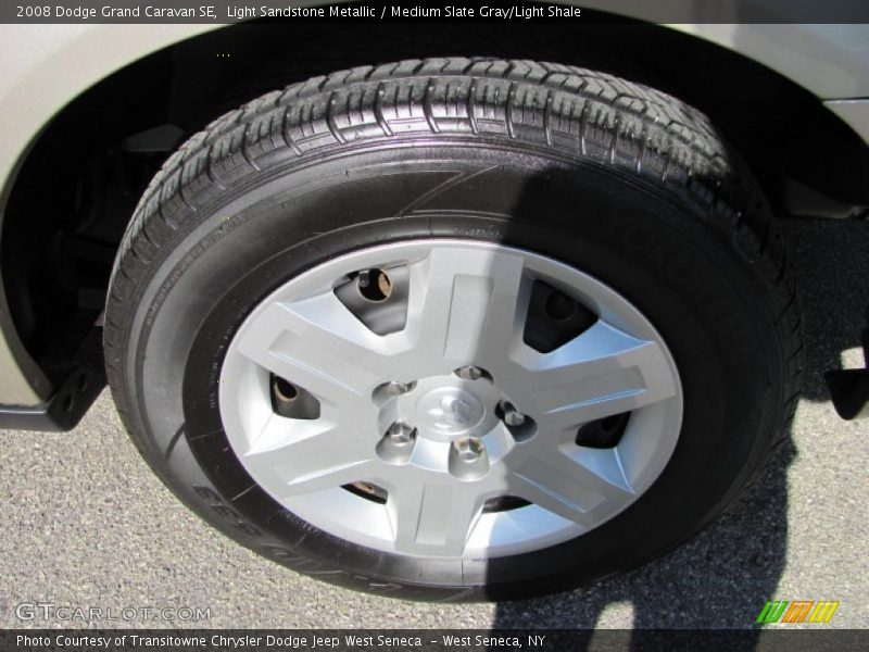 Light Sandstone Metallic / Medium Slate Gray/Light Shale 2008 Dodge Grand Caravan SE