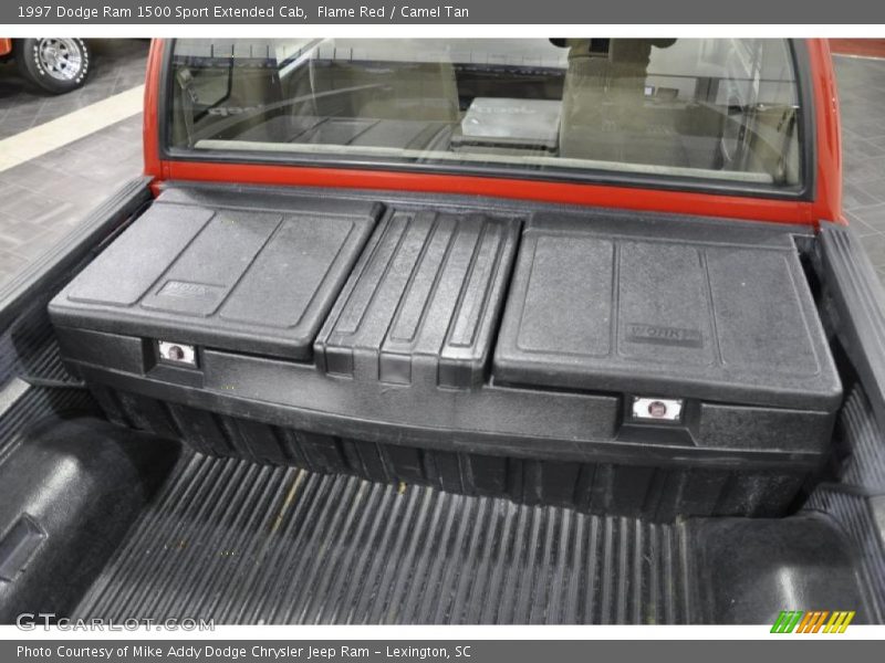 Flame Red / Camel Tan 1997 Dodge Ram 1500 Sport Extended Cab