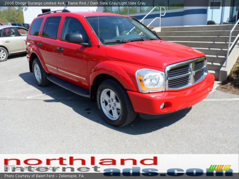Flame Red / Dark Slate Gray/Light Slate Gray 2006 Dodge Durango Limited 4x4
