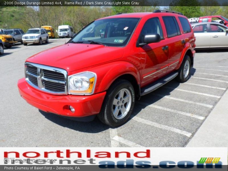 Flame Red / Dark Slate Gray/Light Slate Gray 2006 Dodge Durango Limited 4x4
