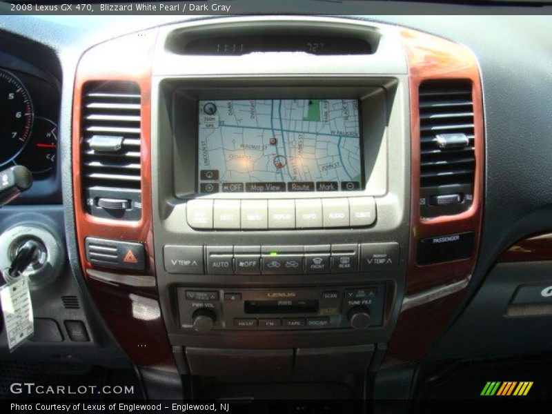 Blizzard White Pearl / Dark Gray 2008 Lexus GX 470