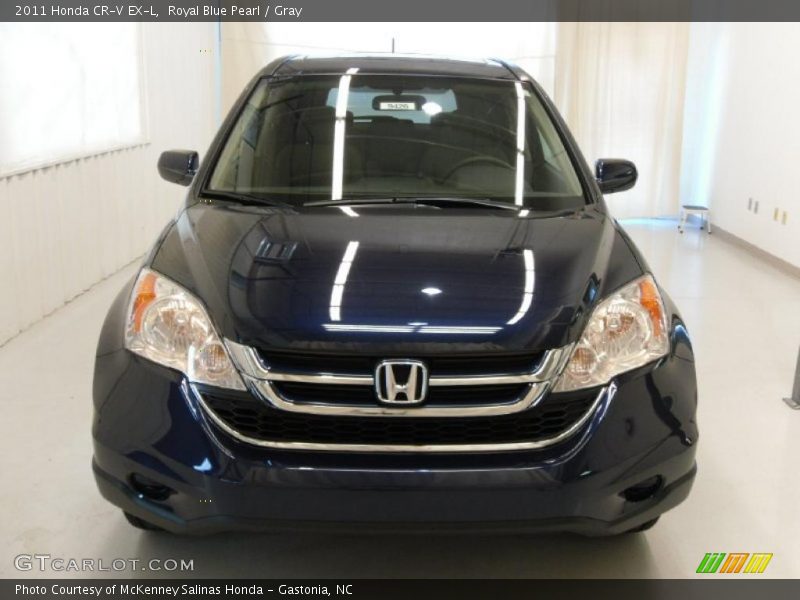 Royal Blue Pearl / Gray 2011 Honda CR-V EX-L