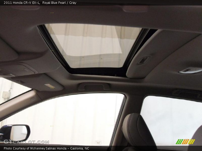 Royal Blue Pearl / Gray 2011 Honda CR-V EX-L