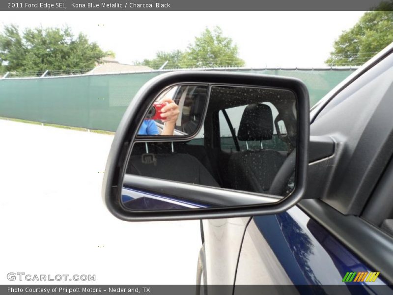 Kona Blue Metallic / Charcoal Black 2011 Ford Edge SEL