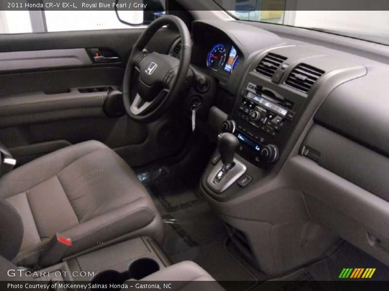 Royal Blue Pearl / Gray 2011 Honda CR-V EX-L