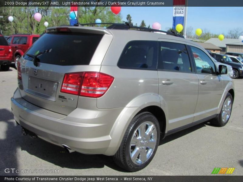 Light Sandstone Metallic / Dark Slate Gray/Light Graystone 2009 Dodge Journey SXT AWD